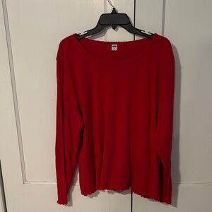 Old Navy Bold Red Knit Top